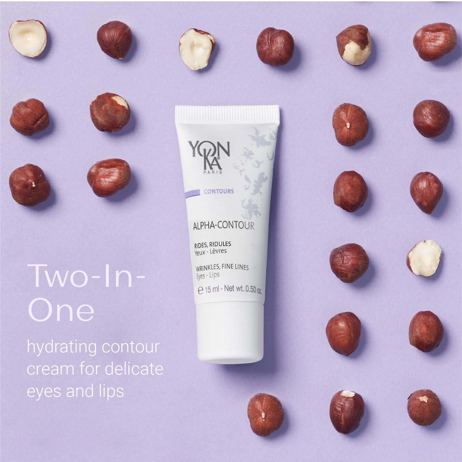 YonKa Alpha-Contour 0.55 oz. 15 ml Anti Wrinkles Fine Lines for Eyes - Lips 2012 New Design Packaging